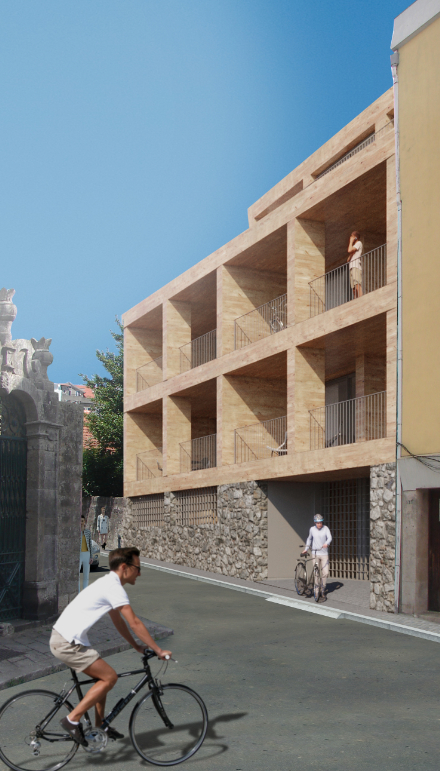 Wooden Residences in Porto, Portugal